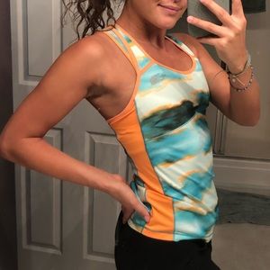 North face athletic tank top //size small//worn 2x